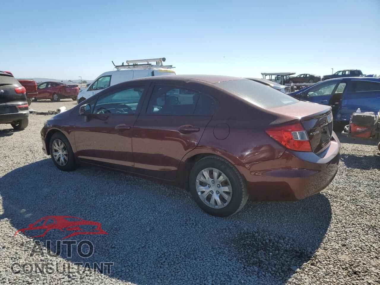 HONDA CIVIC 2012 - 19XFB2F57CE046892