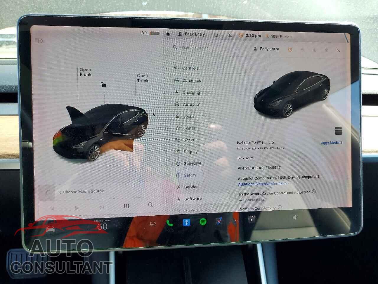 TESLA MODEL 3 2020 - 5YJ3E1EA9LF645547