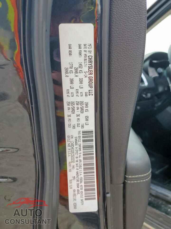DODGE DURANGO 2014 - 1C4RDHEG2EC522232