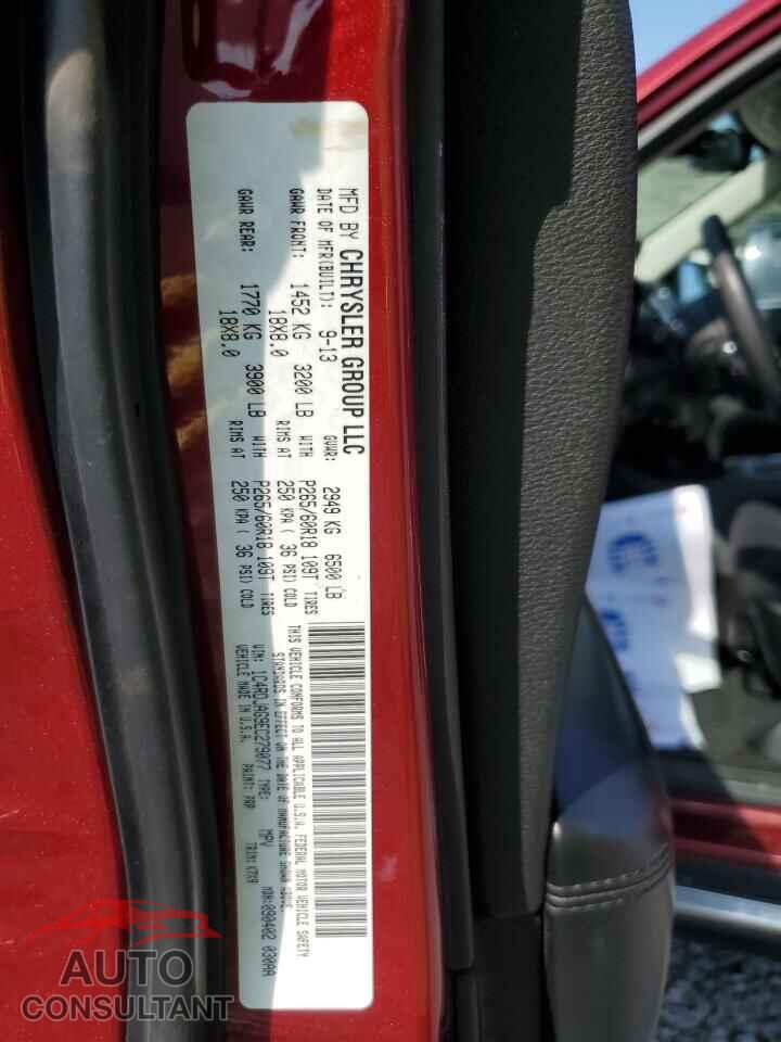 DODGE DURANGO 2014 - 1C4RDJAG9EC279077