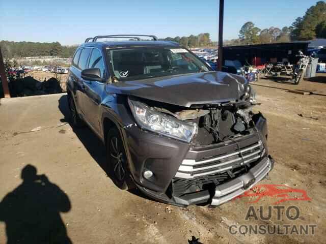 TOYOTA HIGHLANDER 2017 - 5TDJZRFH7HS481952