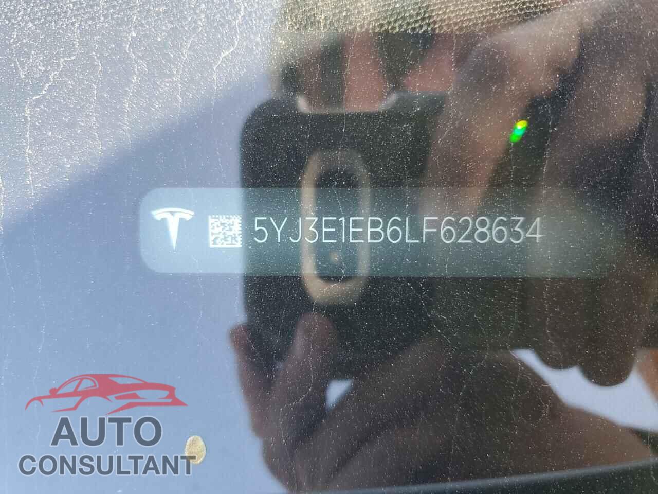 TESLA MODEL 3 2020 - 5YJ3E1EB6LF628634