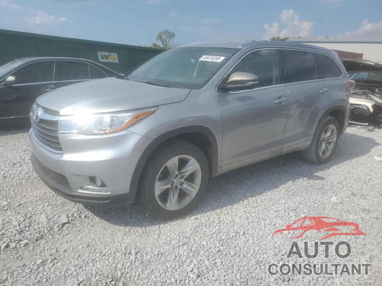 TOYOTA HIGHLANDER 2014 - 5TDYKRFH2ES019572