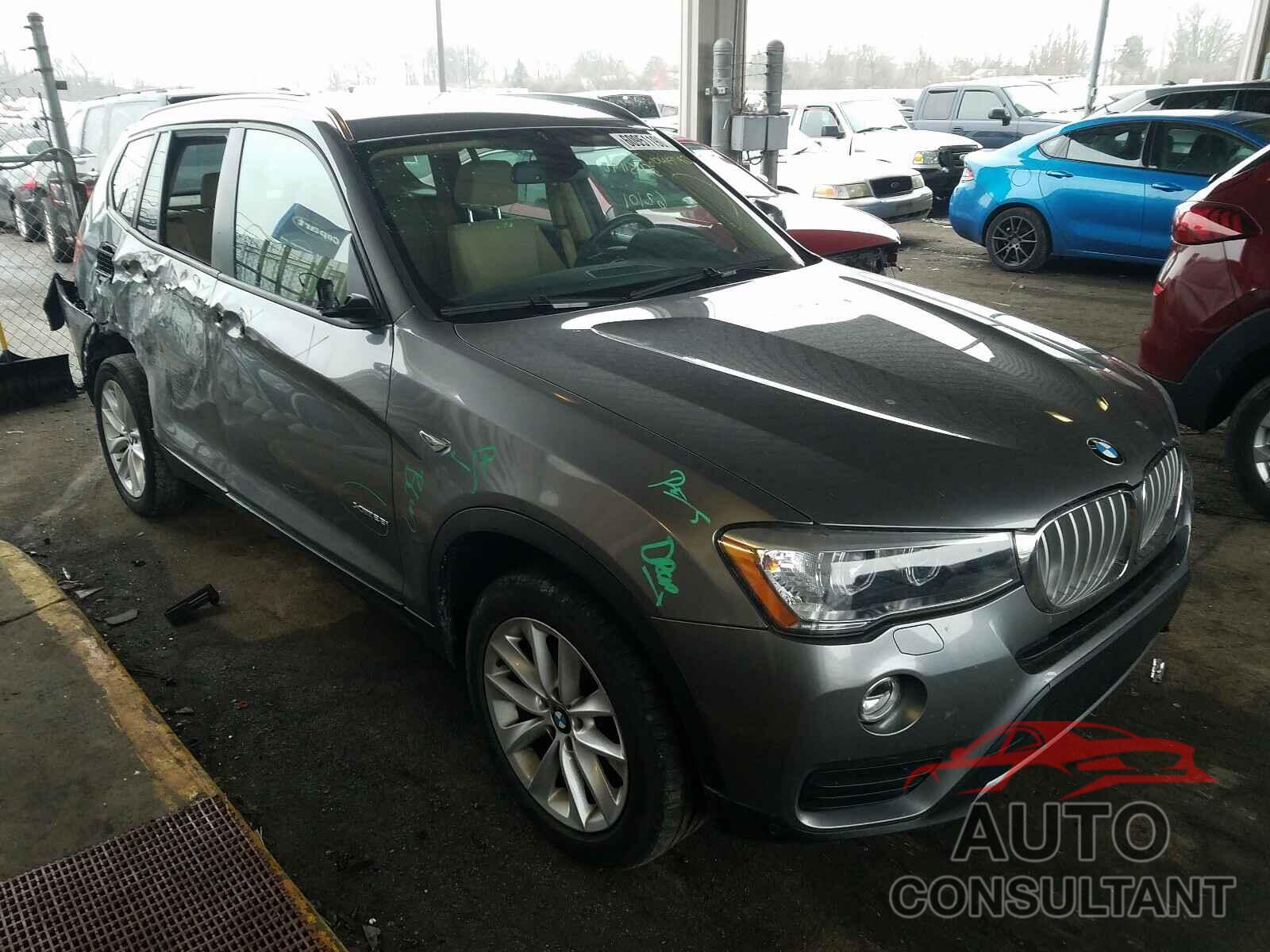 BMW X3 2016 - 5UXWX9C56G0D82578