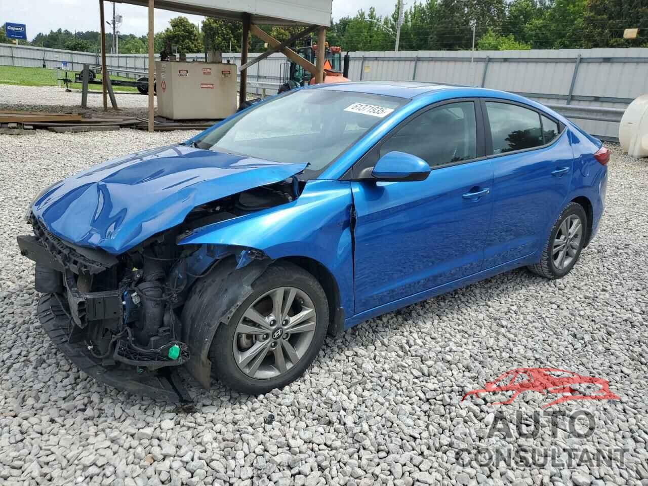 HYUNDAI ELANTRA 2017 - KMHD84LF1HU427897
