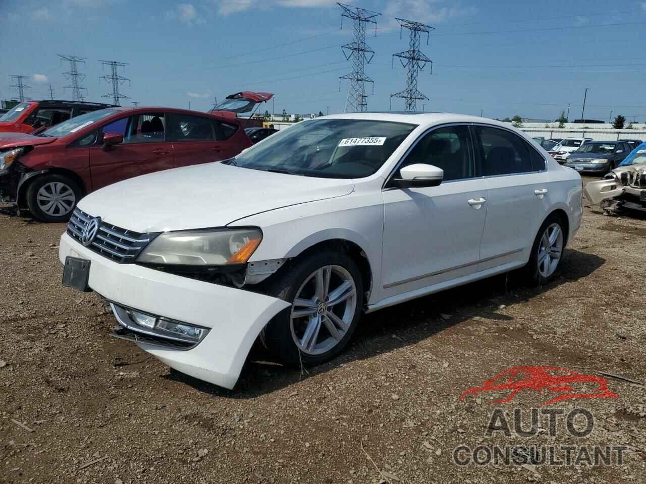 VOLKSWAGEN PASSAT 2013 - 1VWCN7A30DC016846