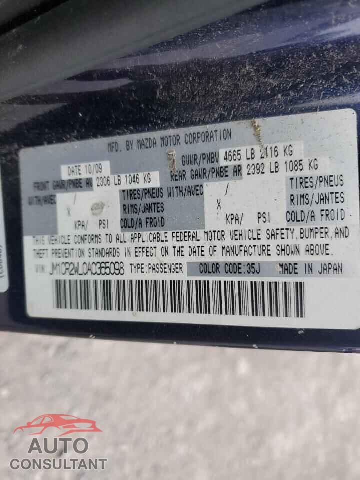 MAZDA 5 2010 - JM1CR2WL0A0365098