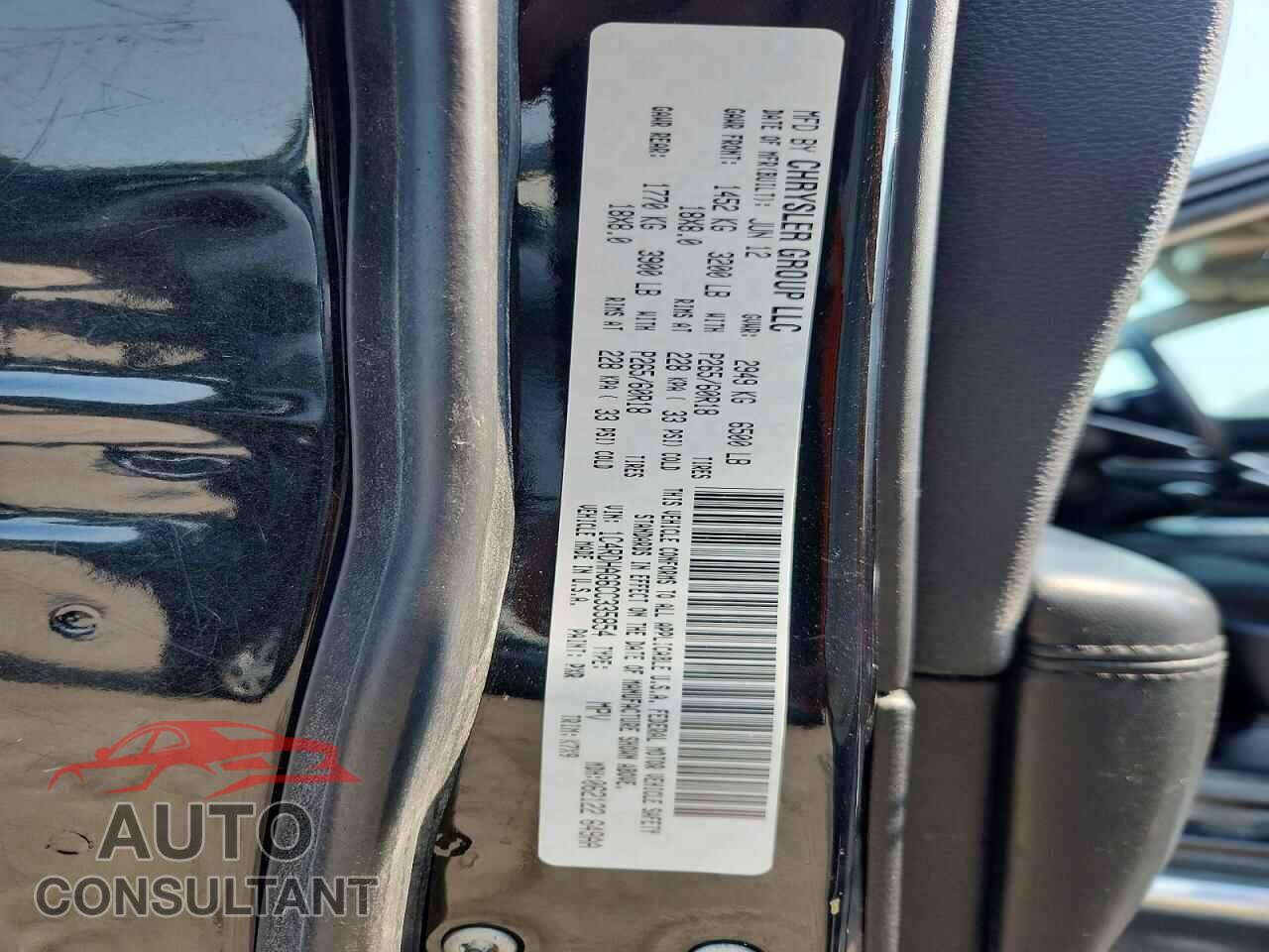 DODGE DURANGO 2012 - 1C4RDHAG6CC335854