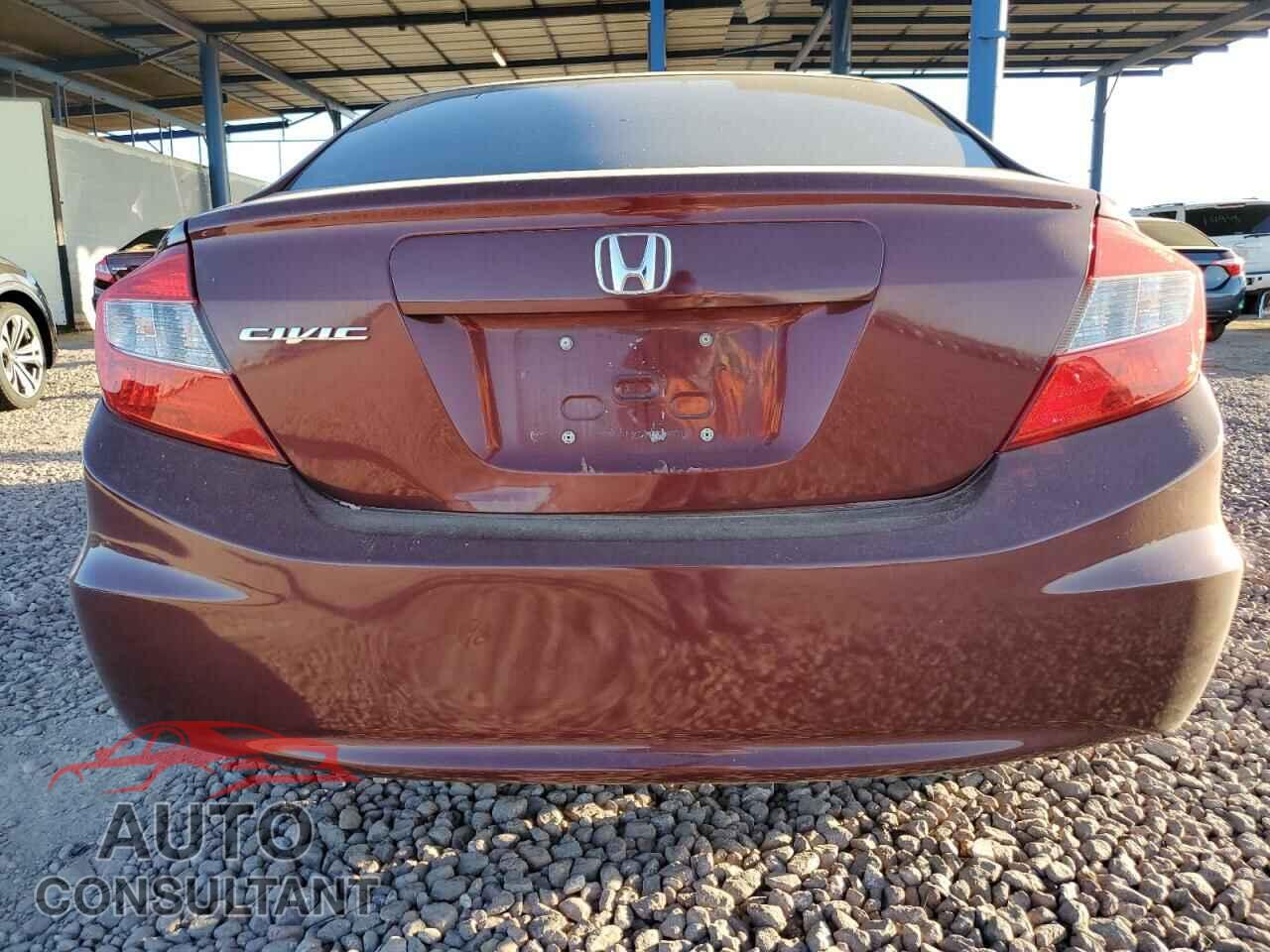 HONDA CIVIC 2012 - 19XFB2F51CE323536