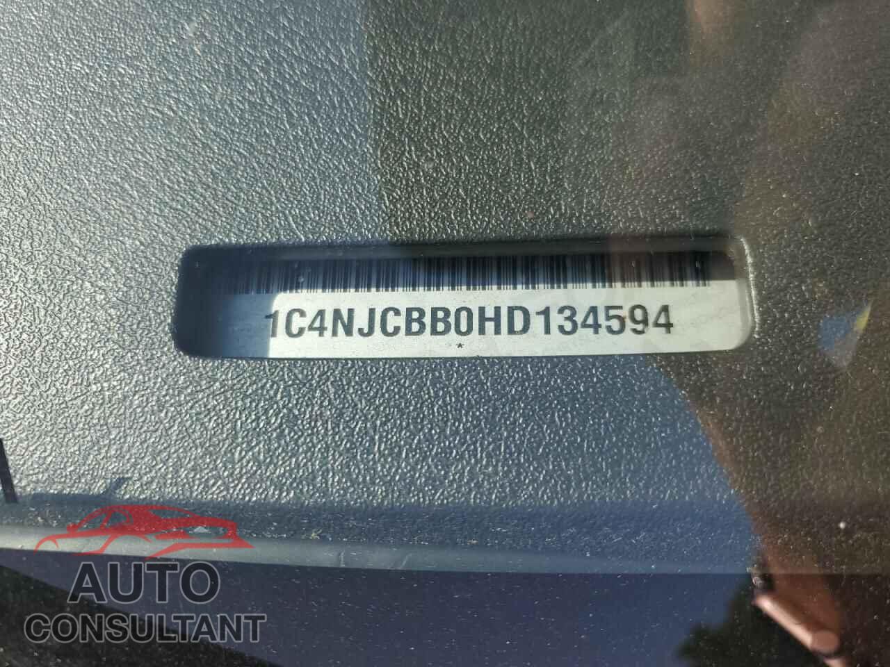 JEEP COMPASS 2017 - 1C4NJCBB0HD134594