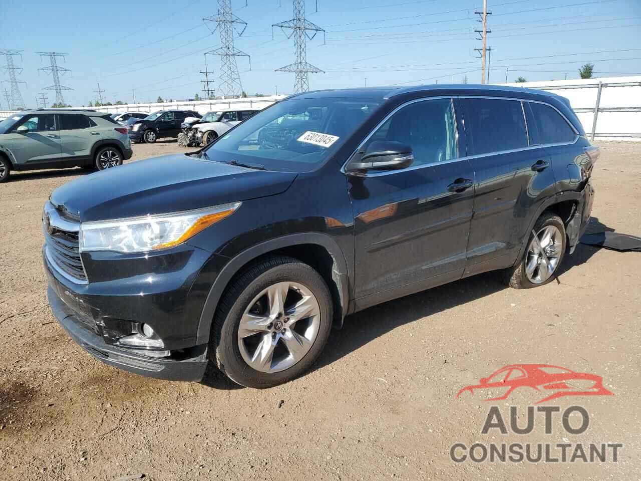 TOYOTA HIGHLANDER 2016 - 5TDDKRFH5GS249401