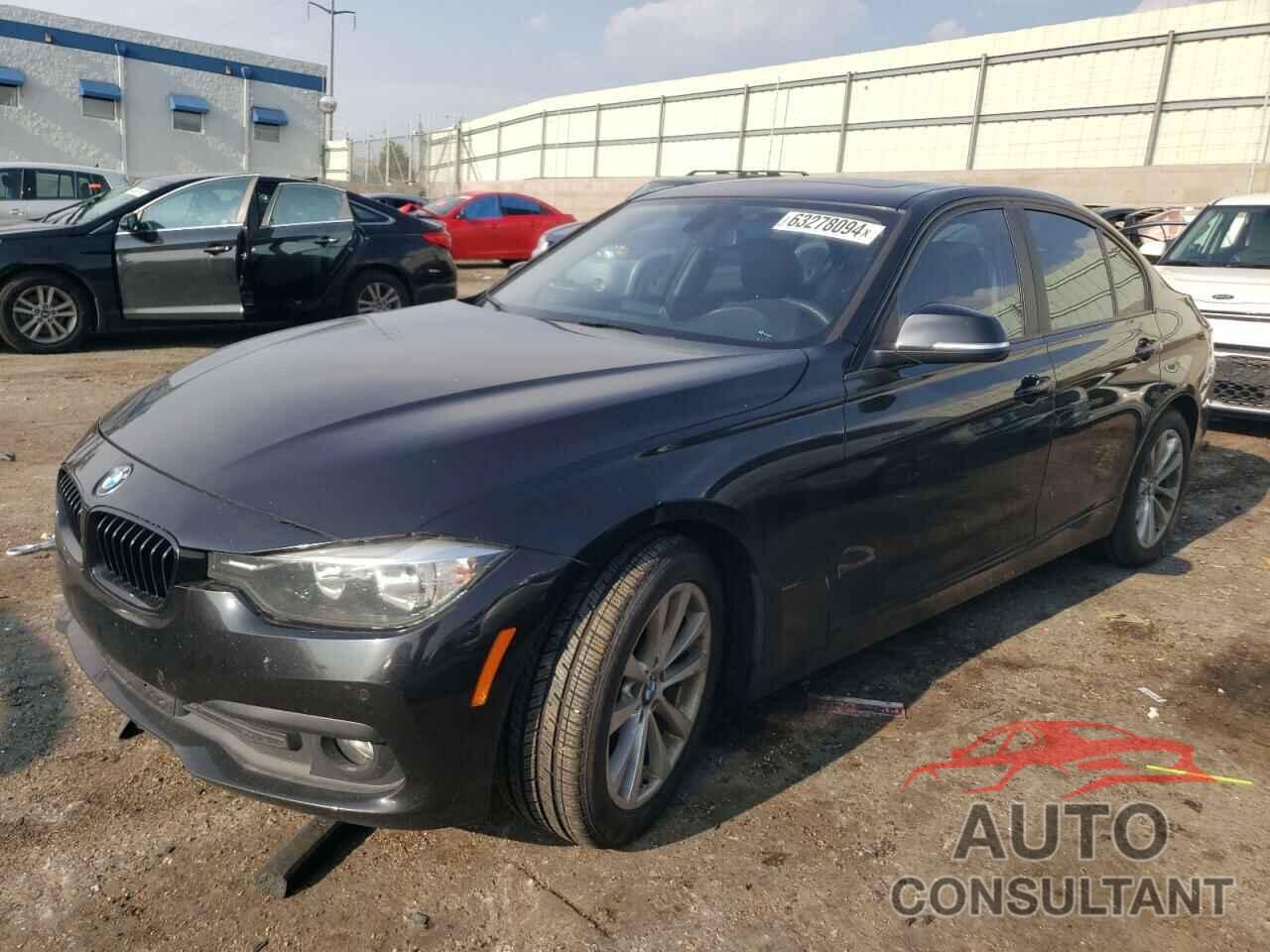 BMW 3 SERIES 2017 - WBA8E5G38HNU44854