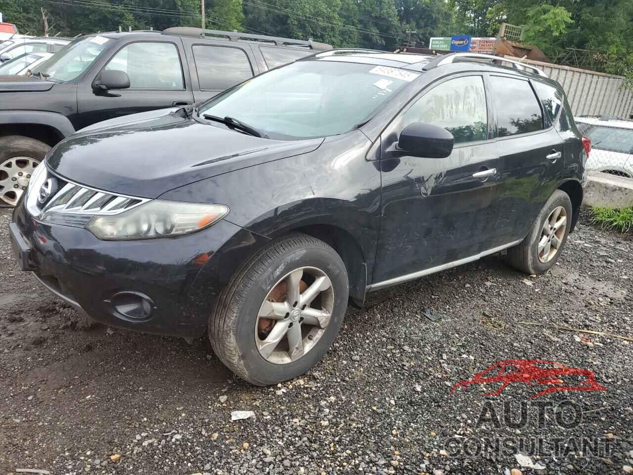 NISSAN MURANO 2009 - JN8AZ18W69W211002