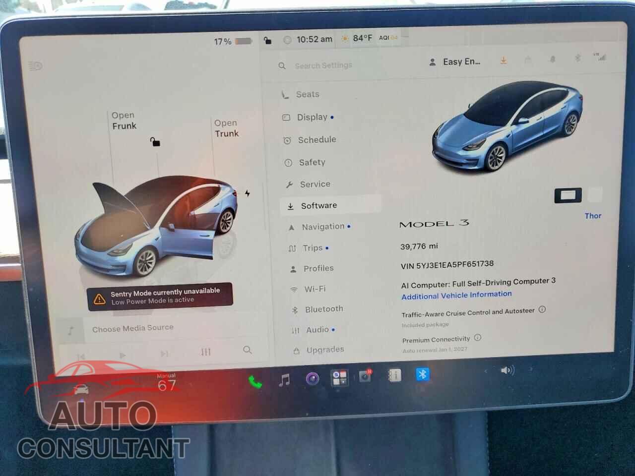 TESLA MODEL 3 2023 - 5YJ3E1EA5PF651738