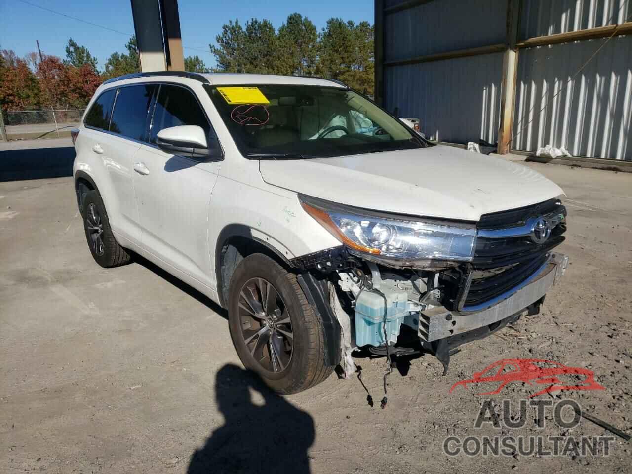 TOYOTA HIGHLANDER 2016 - 5TDKKRFH7GS130255