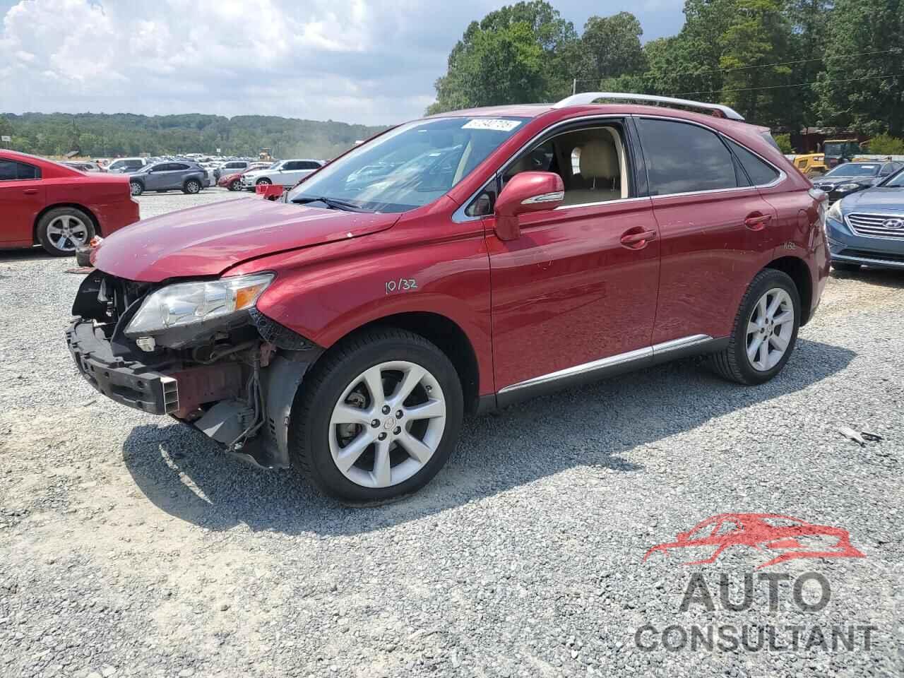 LEXUS RX350 2012 - 2T2ZK1BA3CC083376