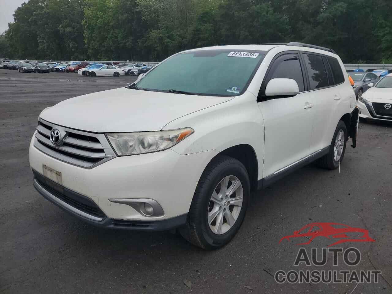 TOYOTA HIGHLANDER 2013 - 5TDBK3EHXDS206996