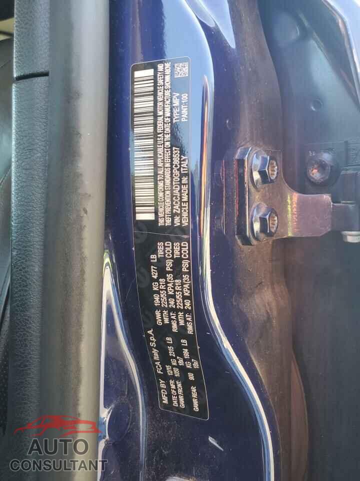 JEEP RENEGADE 2016 - ZACCJADT0GPC86537