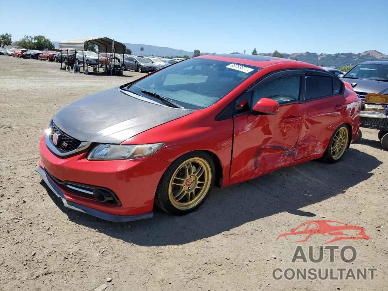HONDA CIVIC 2013 - 2HGFB6E5XDH707248