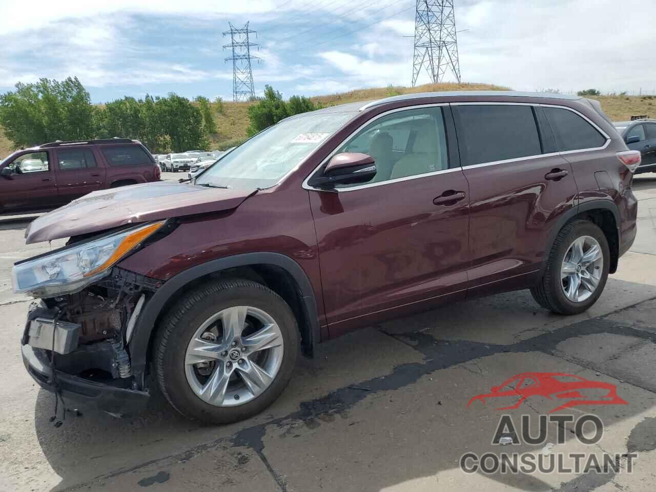 TOYOTA HIGHLANDER 2016 - 5TDDKRFH1GS239528