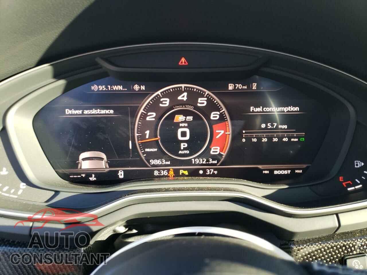 AUDI S5/RS5 2018 - WAUC4CF50JA007710