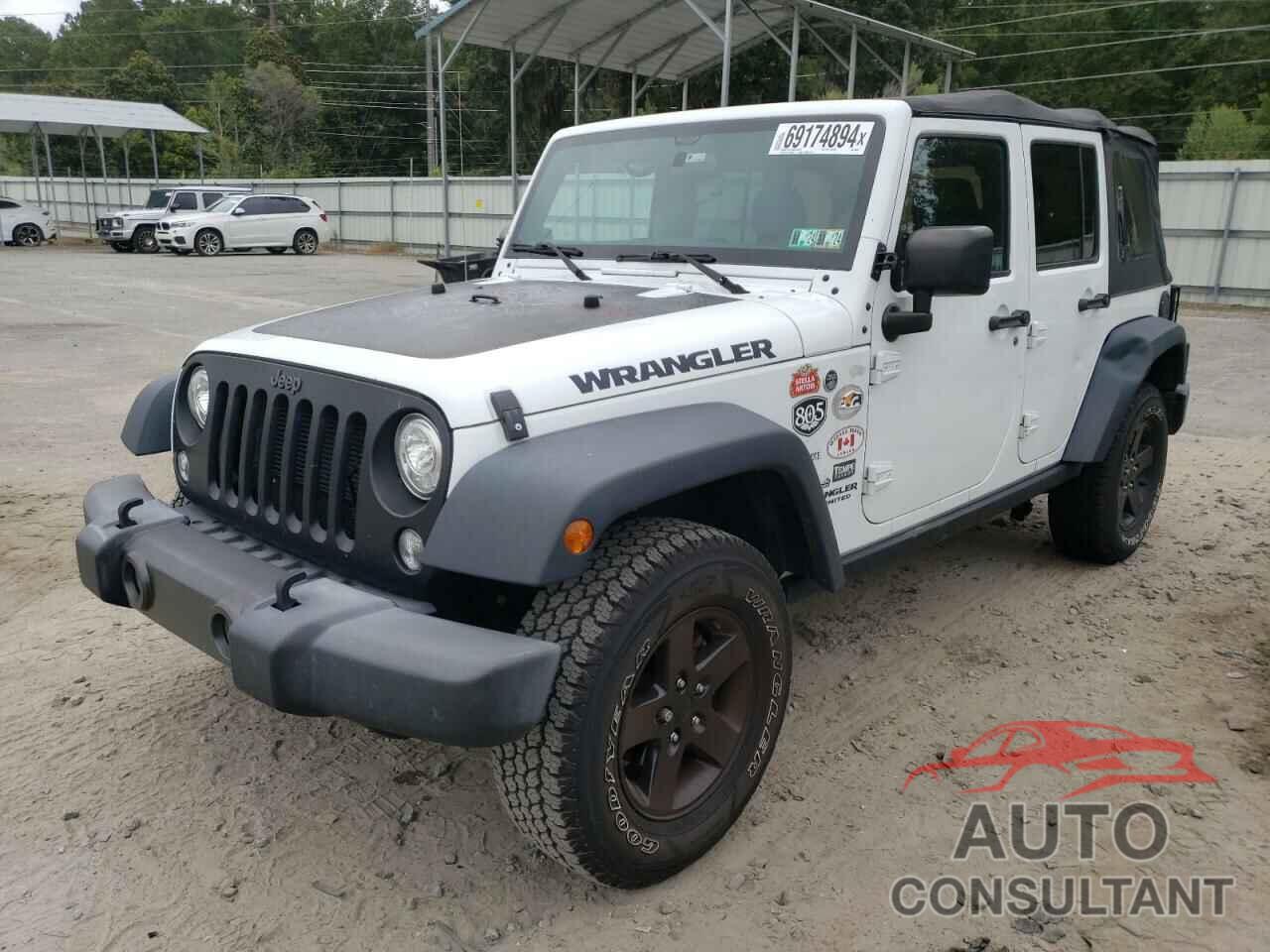 JEEP WRANGLER 2017 - 1C4BJWDG3HL642965