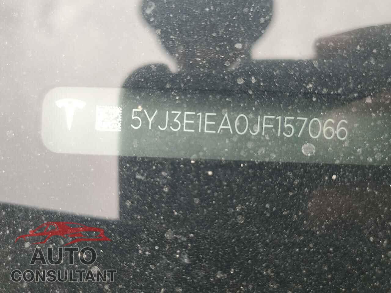 TESLA MODEL 3 2018 - 5YJ3E1EA0JF157066
