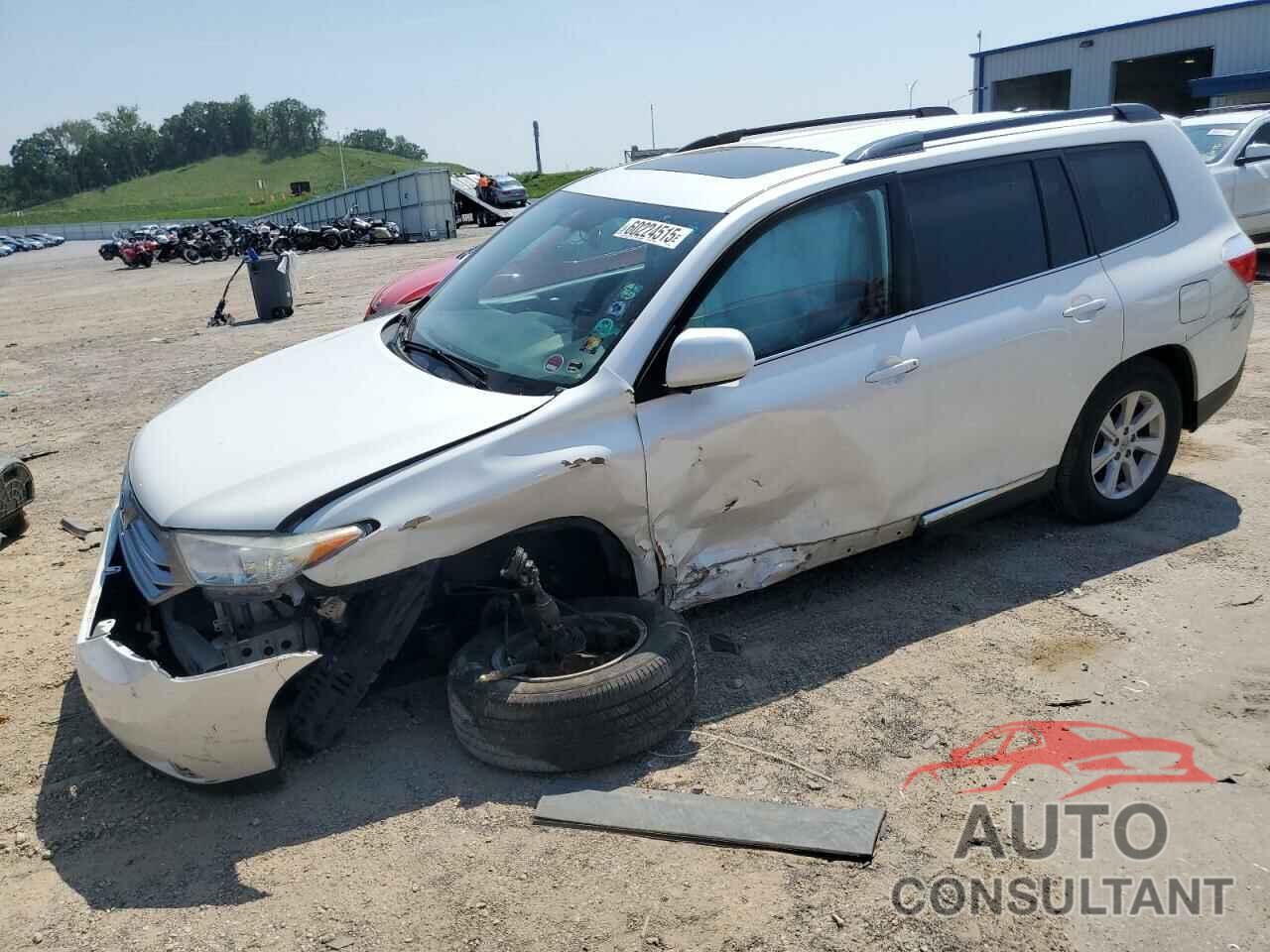TOYOTA HIGHLANDER 2012 - 5TDBK3EH3CS109539