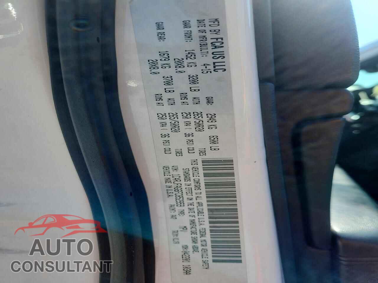 JEEP CHEROKEE 2015 - 1C4RJFAG6FC852959