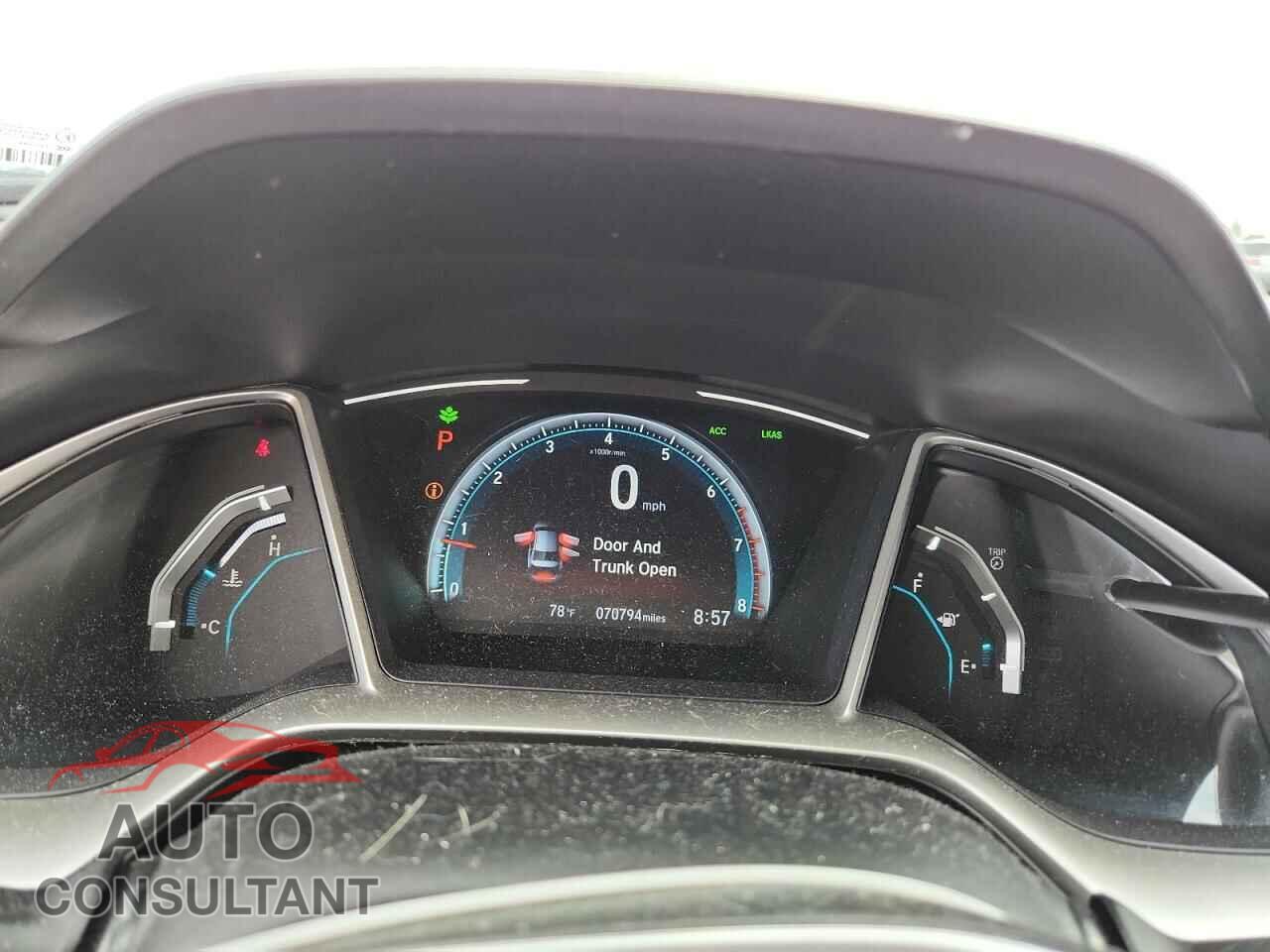 HONDA CIVIC 2019 - 19XFC1F31KE202171