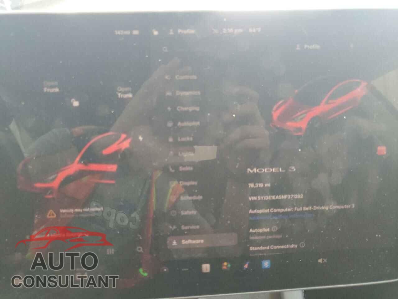 TESLA MODEL 3 2022 - 5YJ3E1EA5NF371282