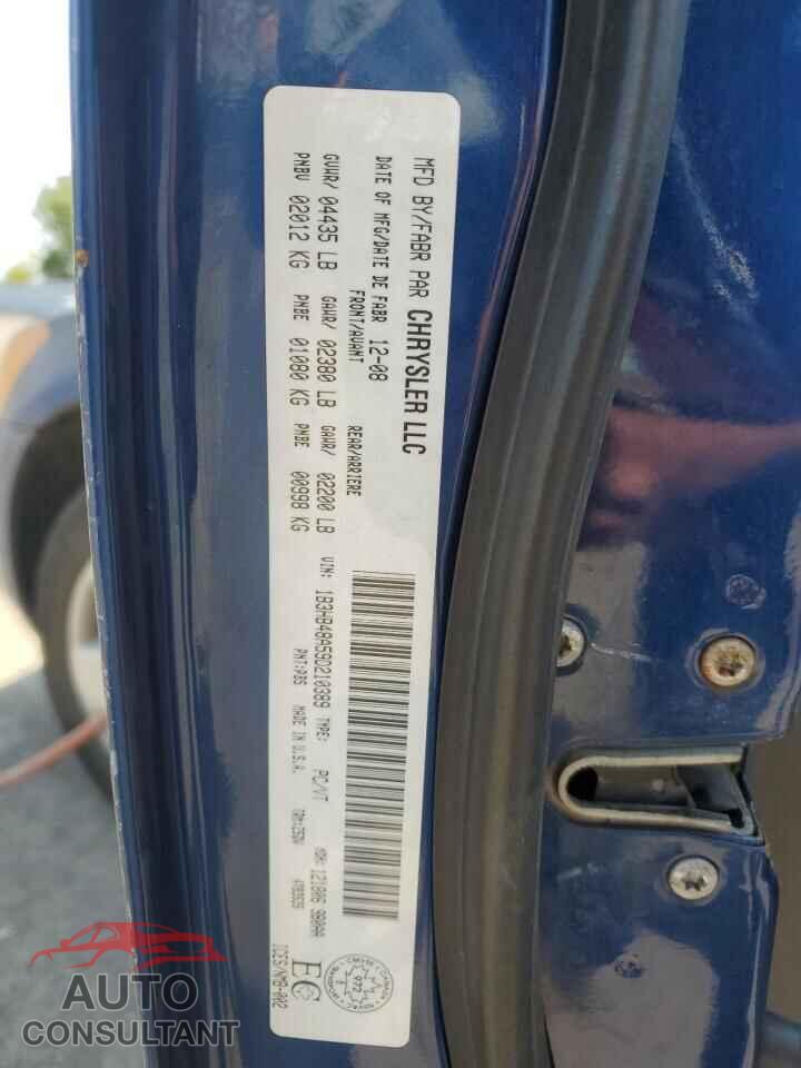 DODGE CALIBER 2009 - 1B3HB48A59D210389