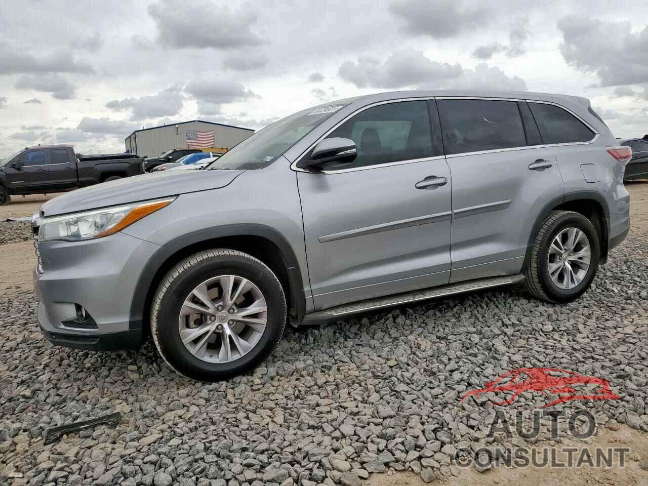 TOYOTA HIGHLANDER 2015 - 5TDZKRFH0FS088332