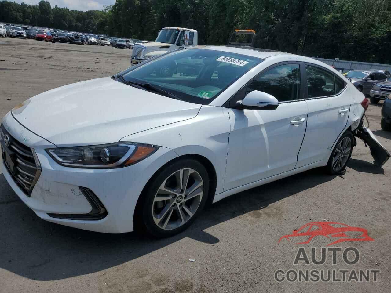 HYUNDAI ELANTRA 2018 - 5NPD84LF3JH256736