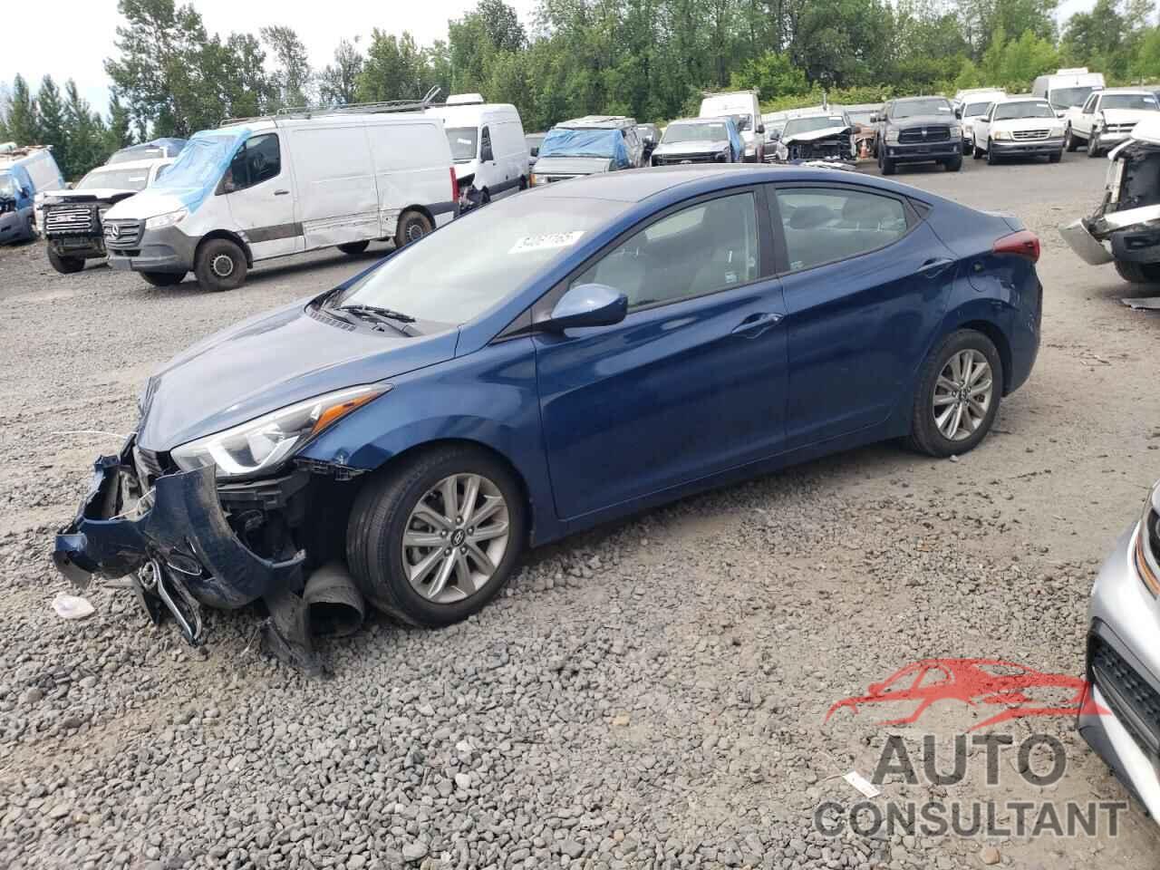 HYUNDAI ELANTRA 2016 - KMHDH4AE5GU478599