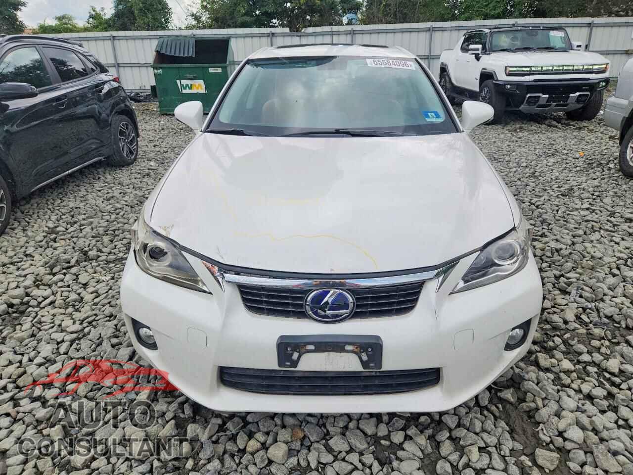 LEXUS CT 200 2012 - JTHKD5BH3C2102588