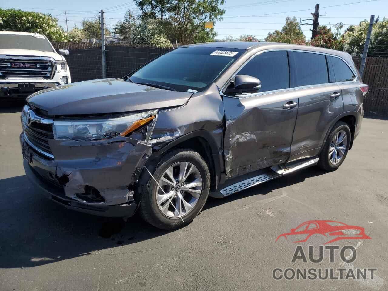 TOYOTA HIGHLANDER 2016 - 5TDZKRFH4GS177418