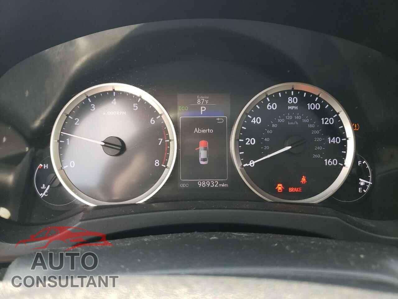 LEXUS IS 2016 - JTHCM1D28G5005428