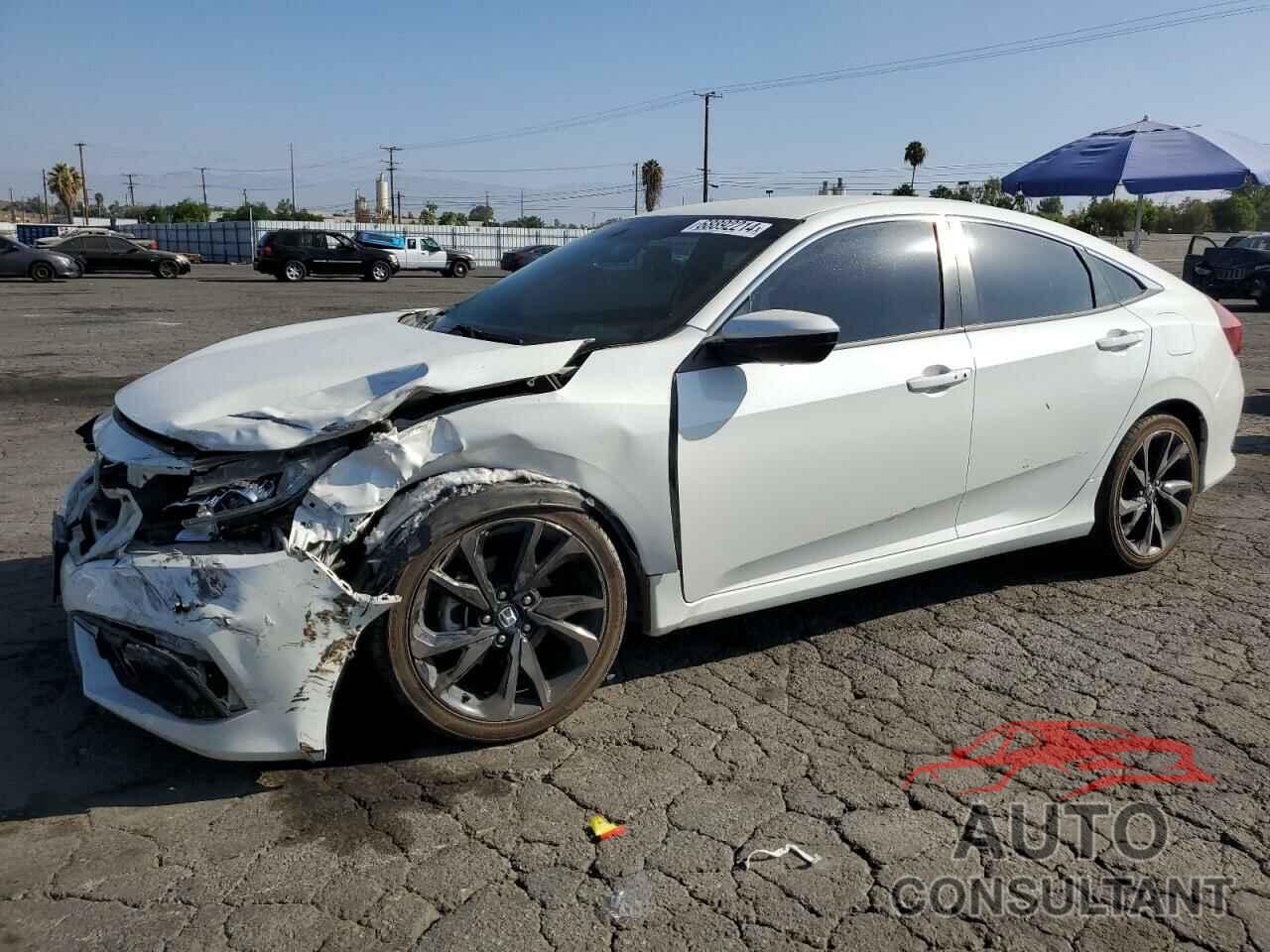 HONDA CIVIC 2019 - 2HGFC2F87KH505107