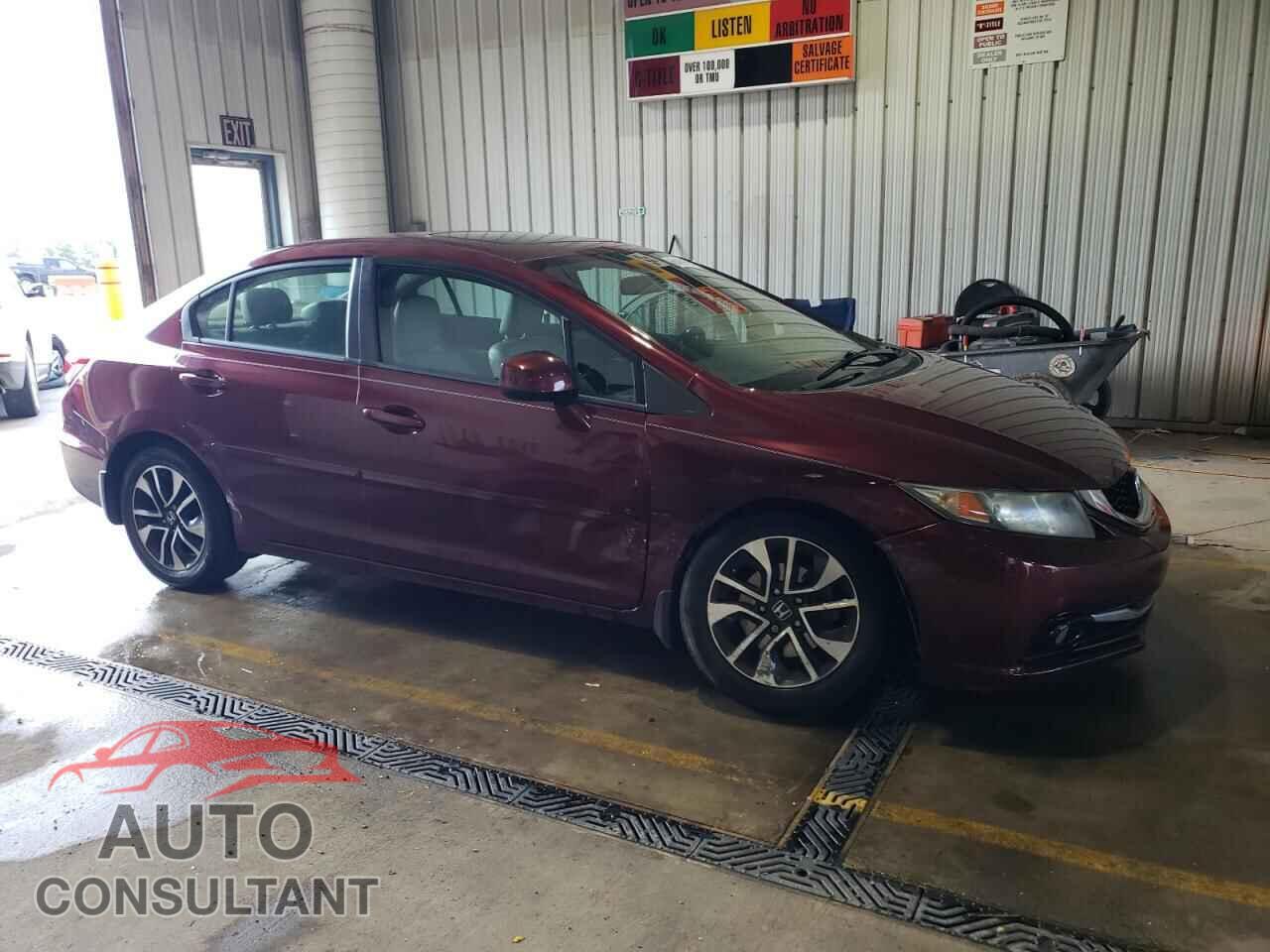 HONDA CIVIC 2013 - 2HGFB2F99DH545851
