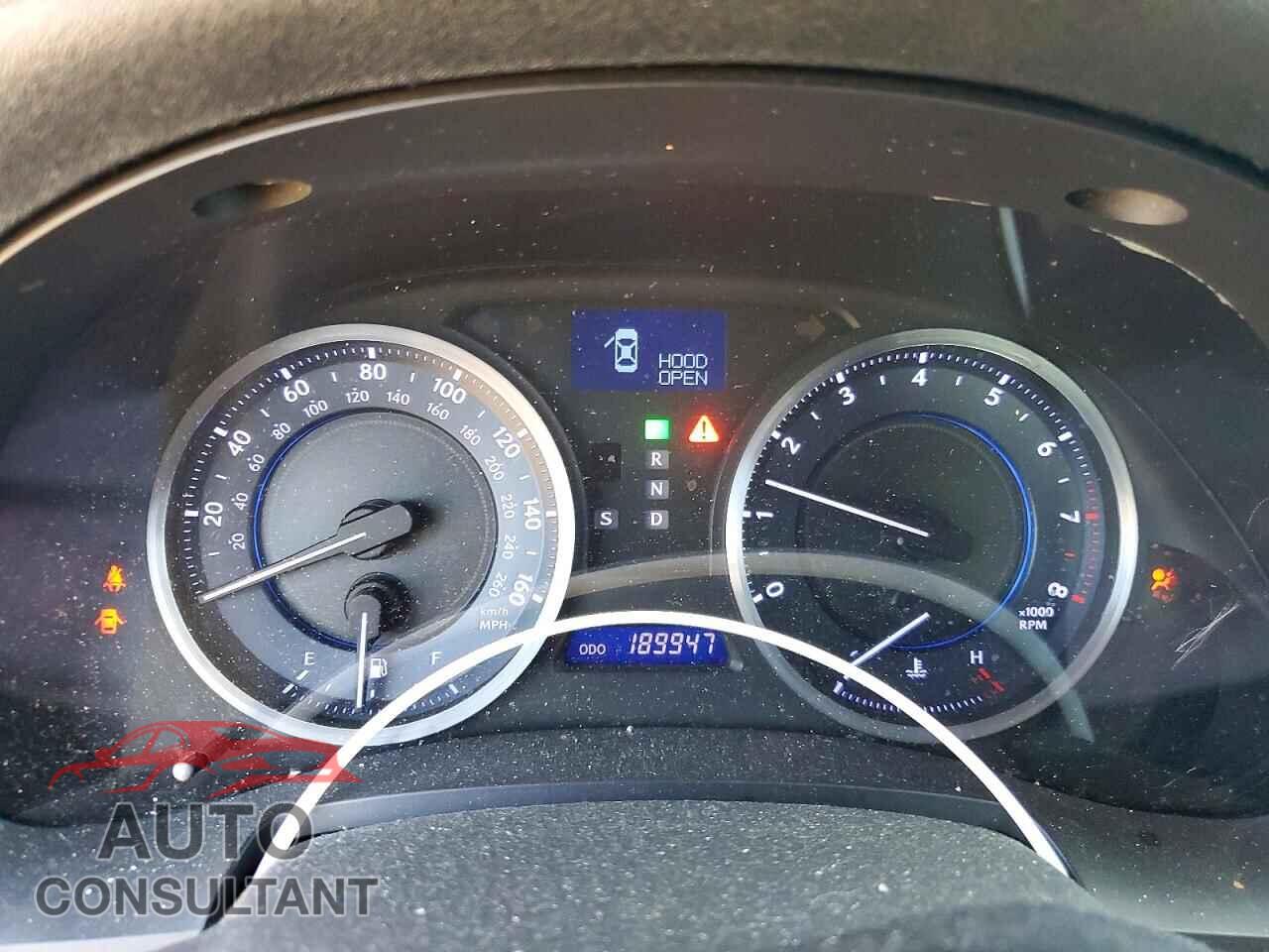 LEXUS IS 2011 - JTHBF5C25B5150563