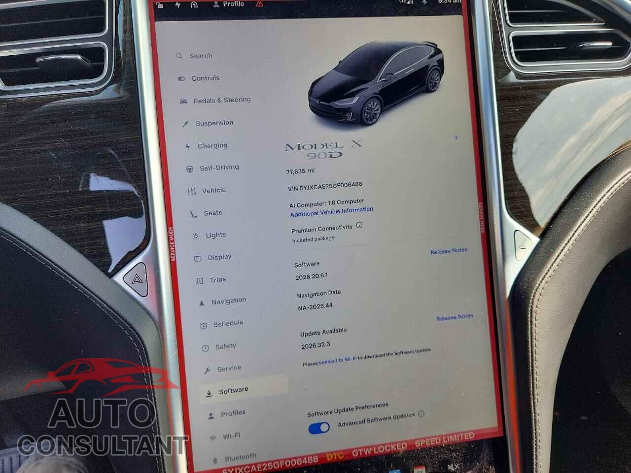 TESLA MODEL X 2016 - 5YJXCAE25GF006488