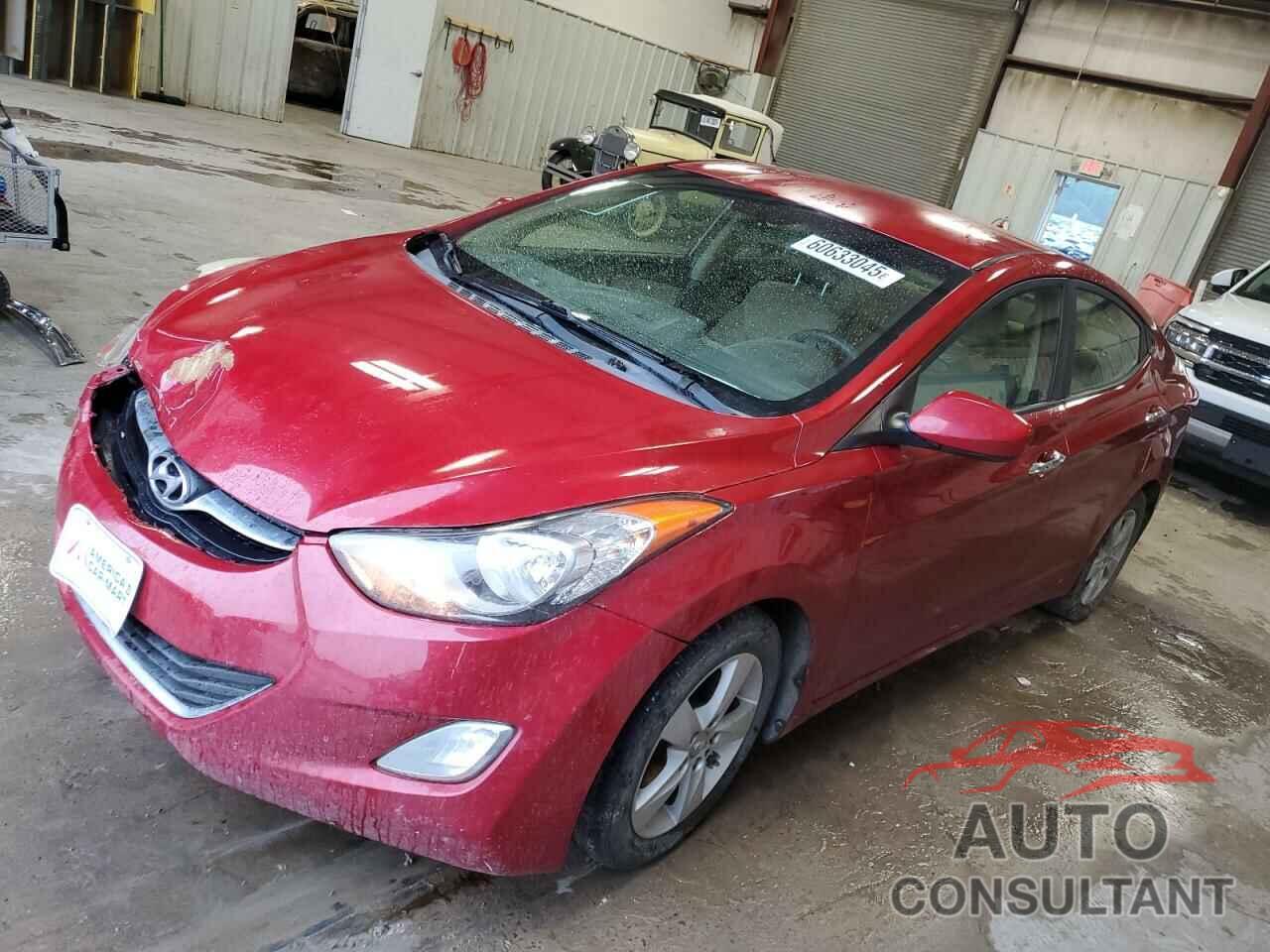 HYUNDAI ELANTRA 2012 - KMHDH4AE3CU265273