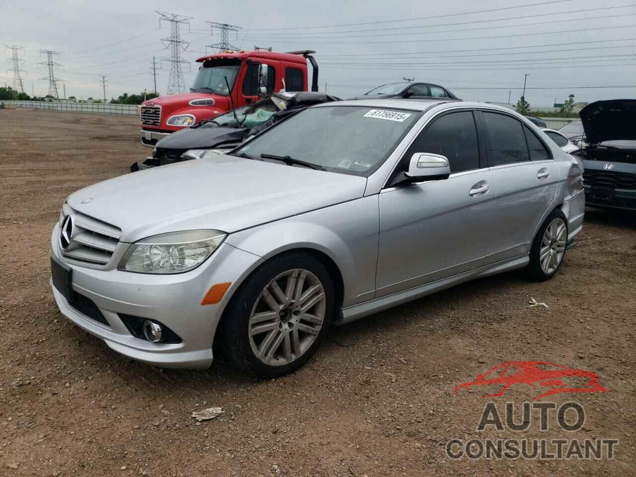MERCEDES-BENZ C-CLASS 2009 - WDDGF81X69F214529