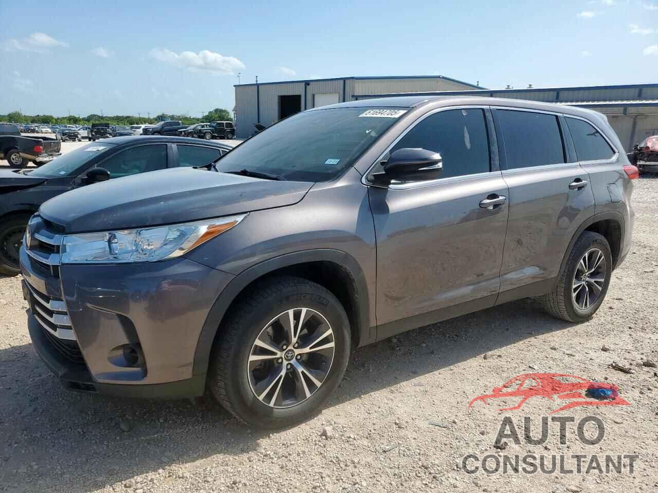 TOYOTA HIGHLANDER 2019 - 5TDZZRFH4KS337351