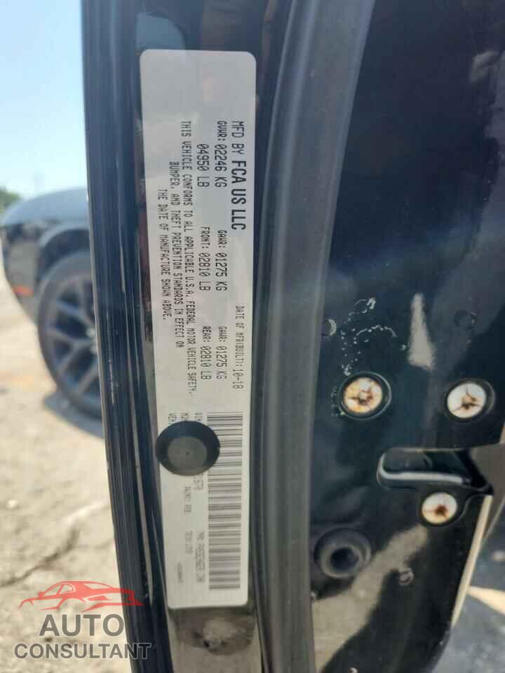 DODGE CHALLENGER 2019 - 2C3CDZAG1KH521670