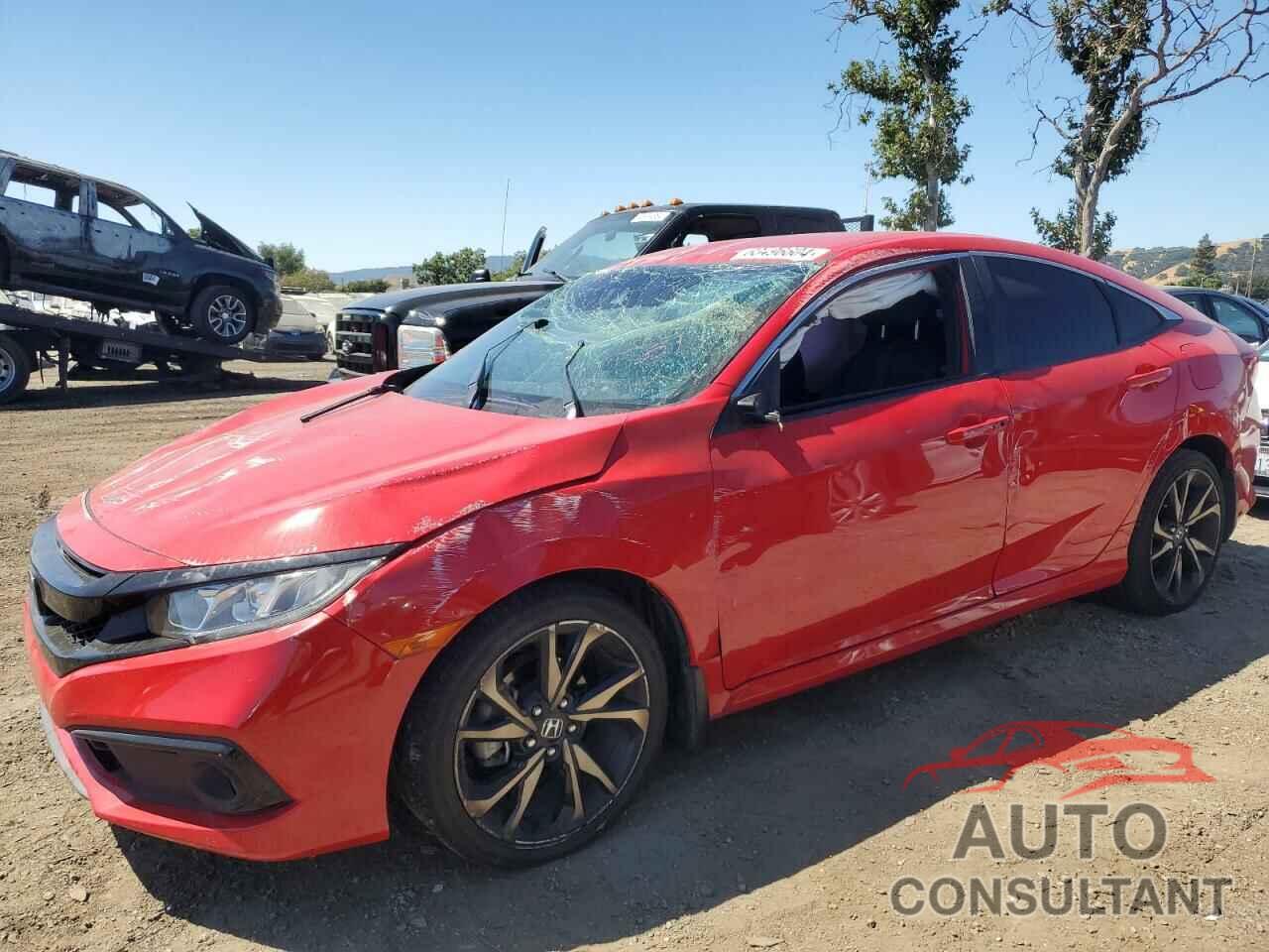 HONDA CIVIC 2019 - 2HGFC2F81KH543285