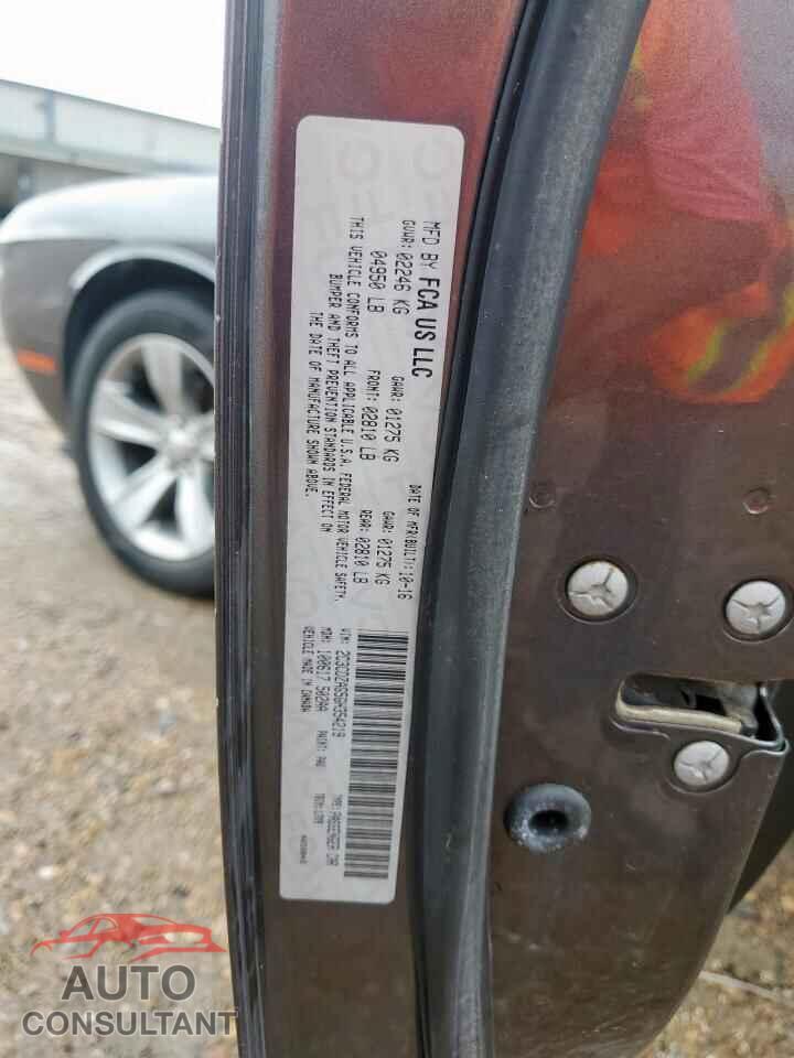 DODGE CHALLENGER 2016 - 2C3CDZAG5GH354219