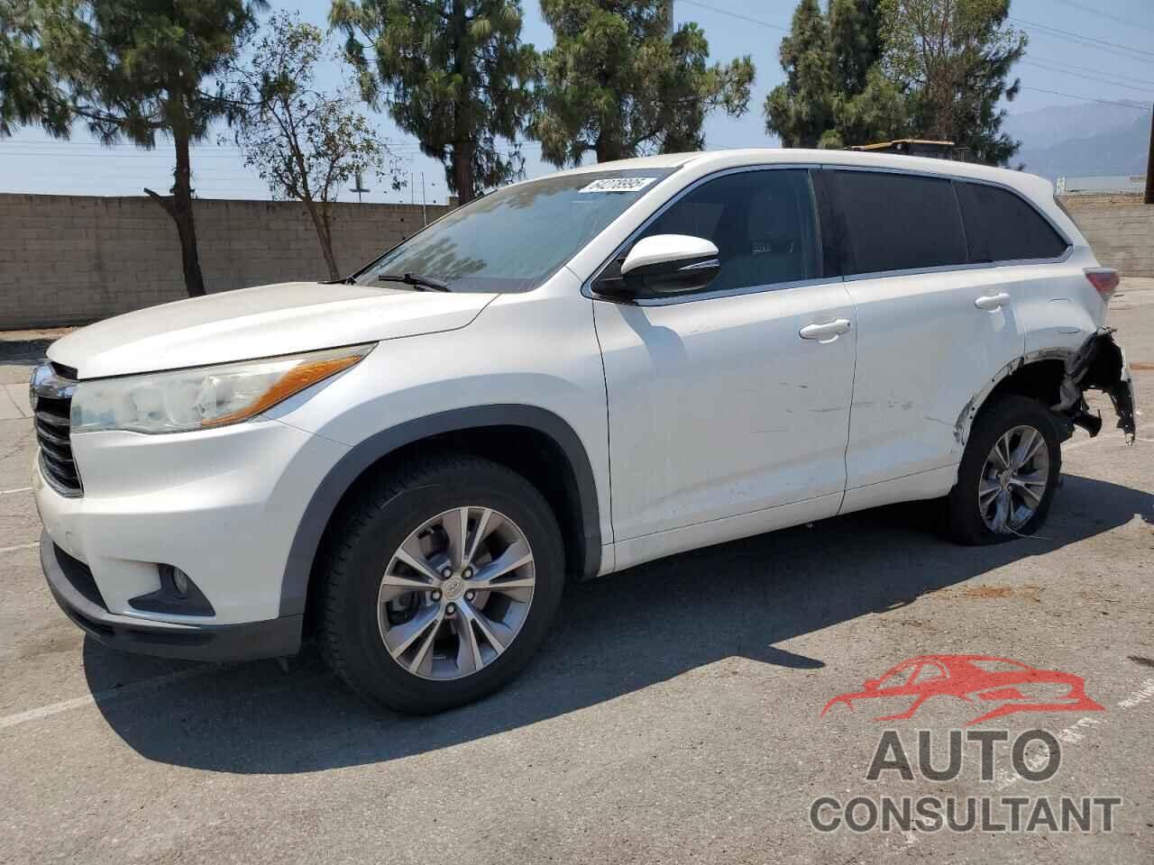 TOYOTA HIGHLANDER 2015 - 5TDZKRFH7FS071477