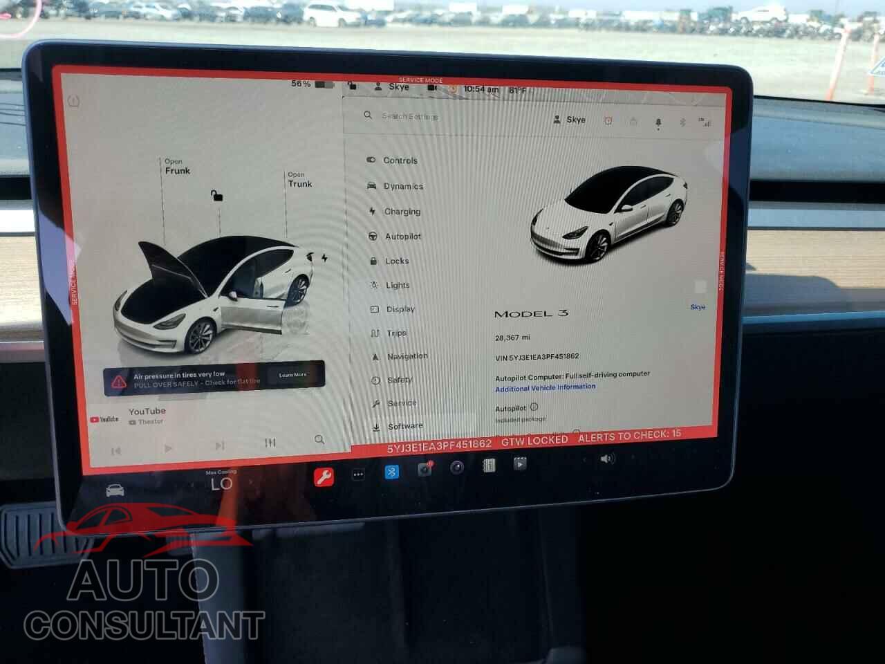 TESLA MODEL 3 2023 - 5YJ3E1EA3PF451862